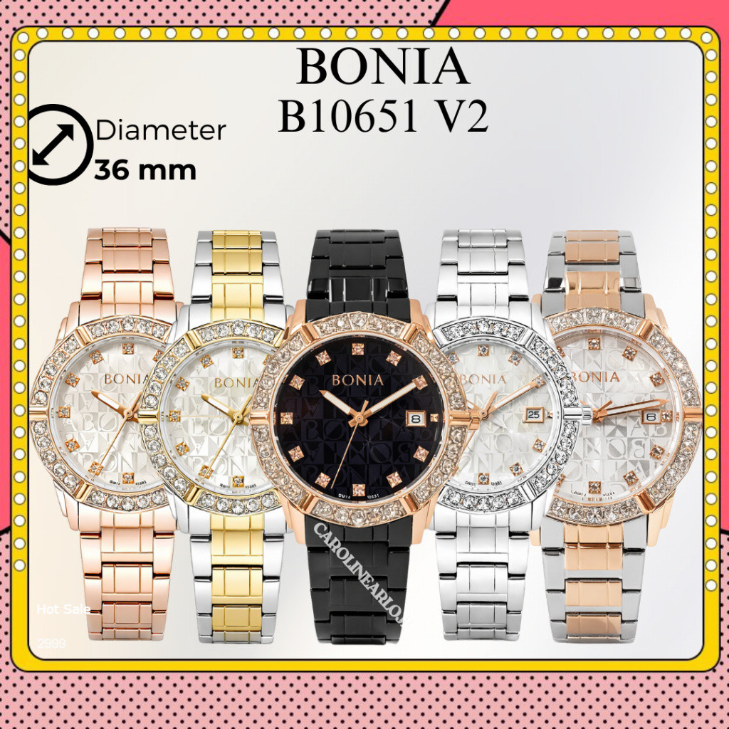 Jam Tangan Wanita Pria Couple Bonia BNB10651 / B10651 / BNB10750 / B10750 Original Garansi Resmi