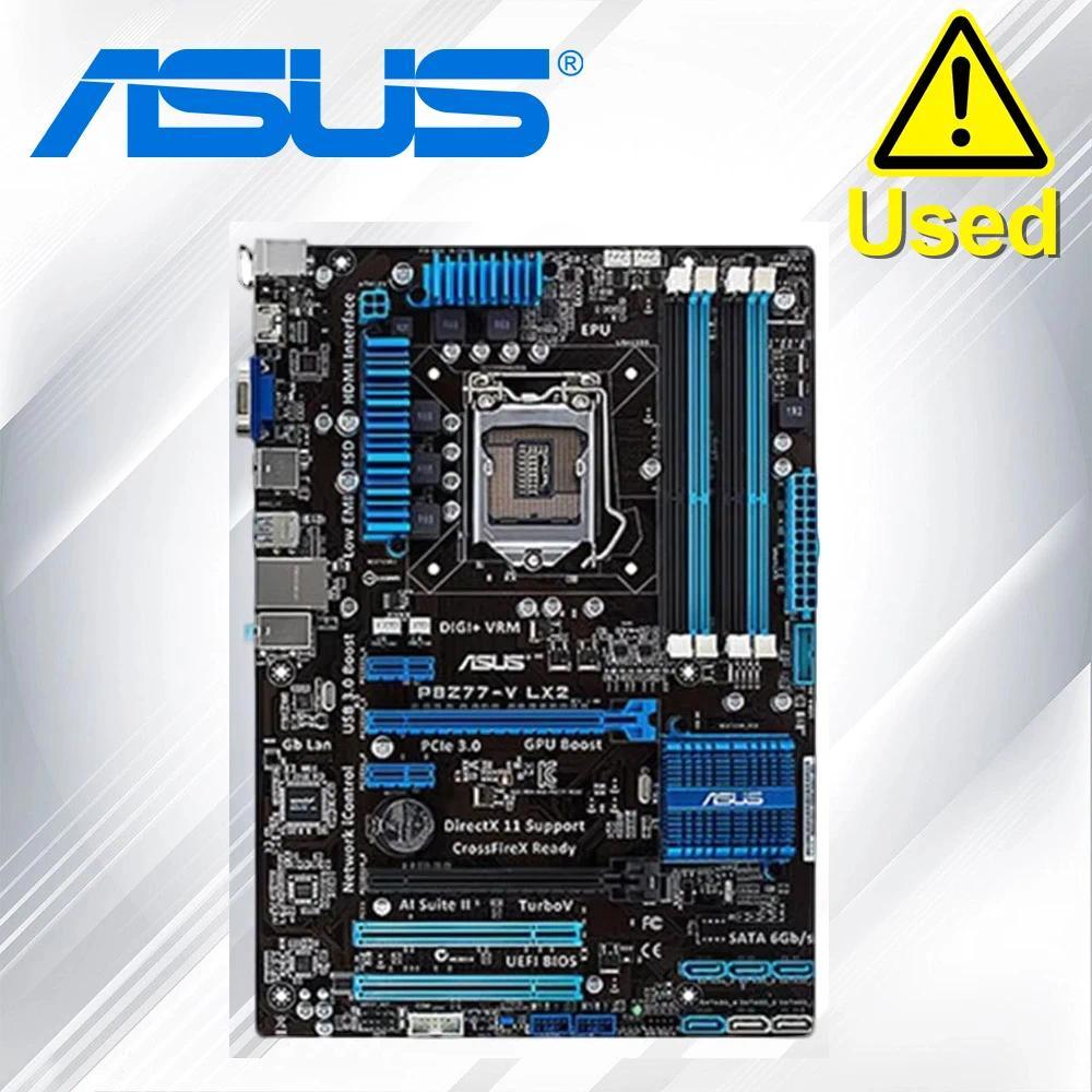 Asus P8Z77V LX2  Desktop Motherboard Z77 Socket LGA 1155 i3 i5 i7 DDR3 32G SATA3 USB30 ATX