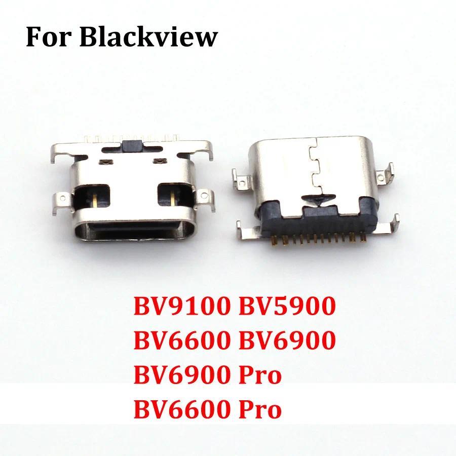 2-10Pcs Type C USB arger arging Dock Port Plug Connector For Blackview BV9100 BV5900 BV6600 BV6900 /