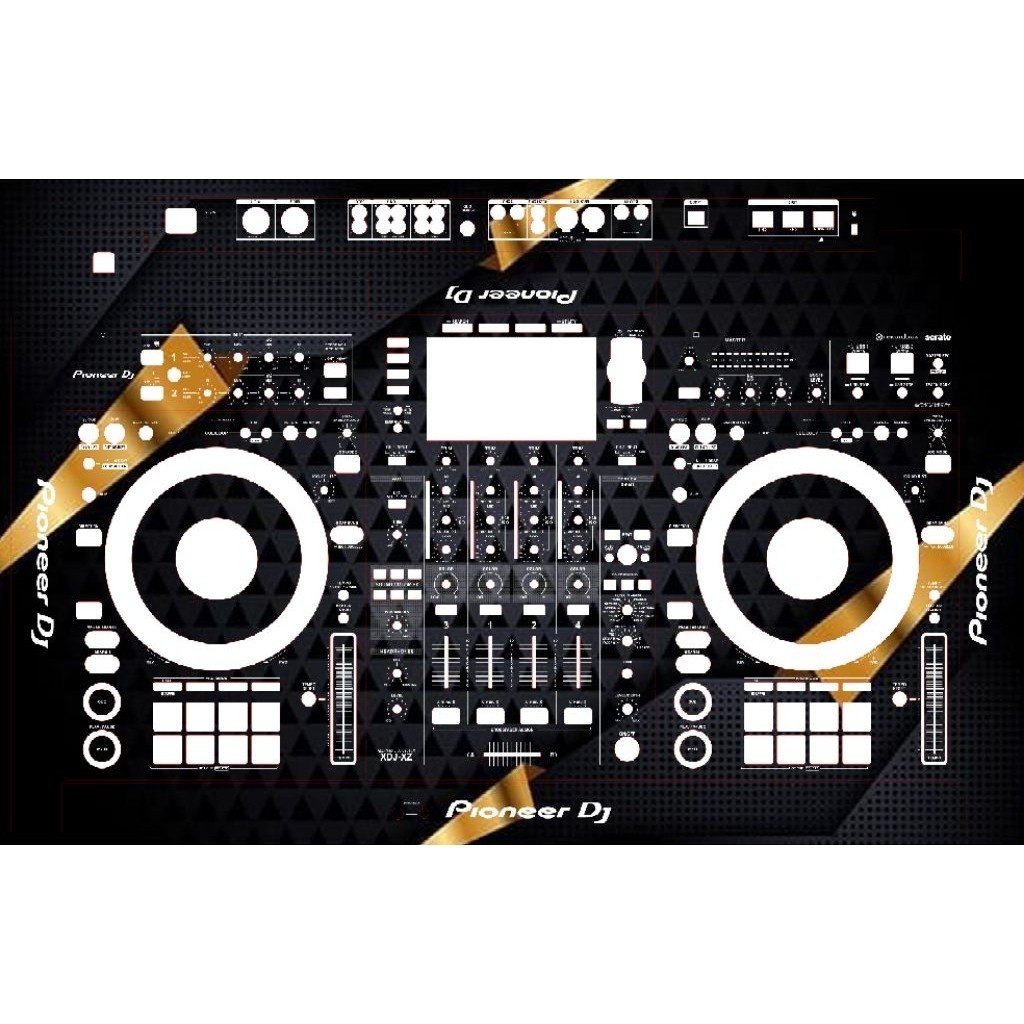 sticker pelindung alat dj musik XDJ-XZ PIONEER