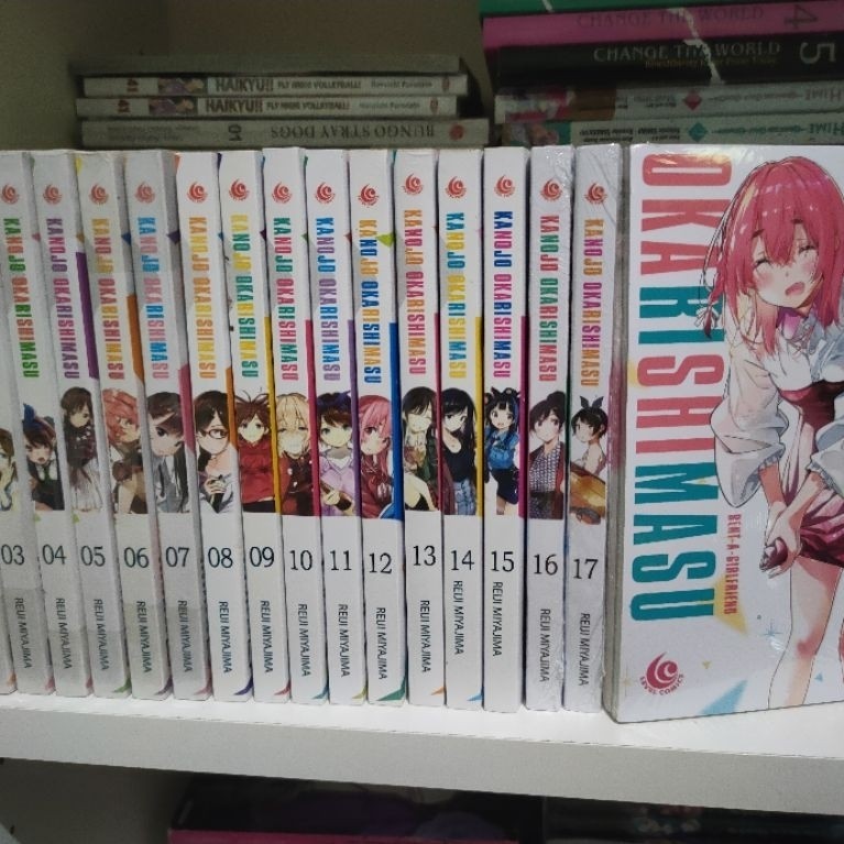 Komik Kanojo Okarishimasu Rent a Girlfriend Set 1-18