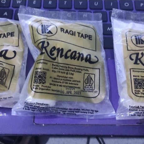 TERMURAH RAGI TAPE KENCANA ISI 15 BUTIR MANIS UNTUK SINGKONG KETAN TAPE PAKAN SEMUT JEPANG KUALITAS 