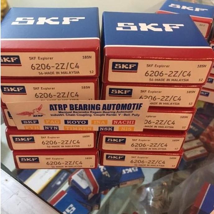 BALL BEARING 6206 2Z/C4 SKF
