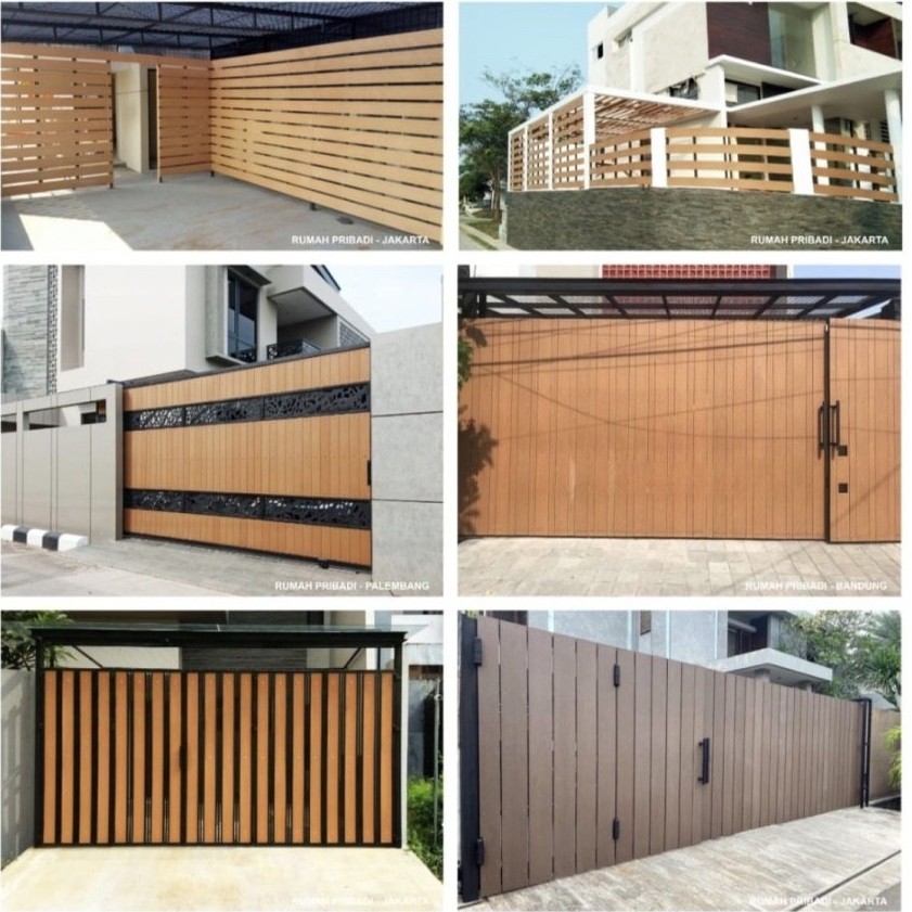 PAGAR DECKING WPC KAYU ASRI / KAYU ASRI / PAGAR WPC