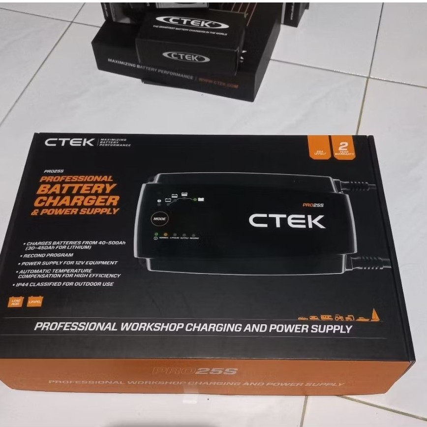 Ctek pro 25s charger aki 12v