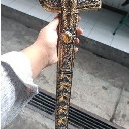 warangka keris bugis topeng full blok lengkap gagang mendak silihasih paling lengkap