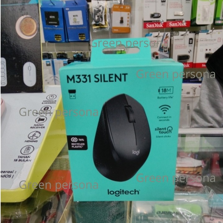 Logitech M331 Mouse Wireless Silent Click