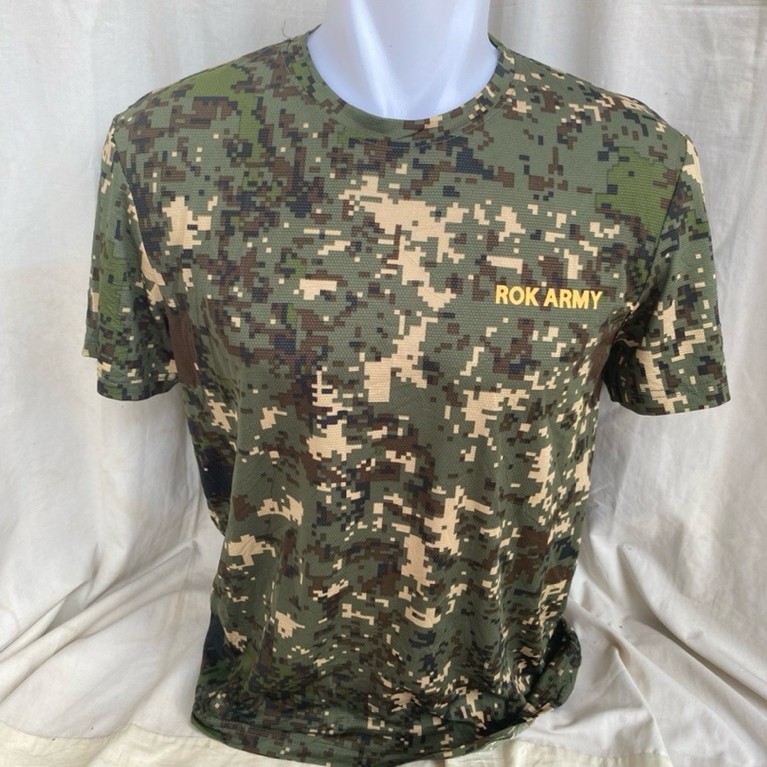 Kaos Camo Loreng Digital Granit ROKA Republik Of Korea Army Tentara Korea Selatan Like New (41)