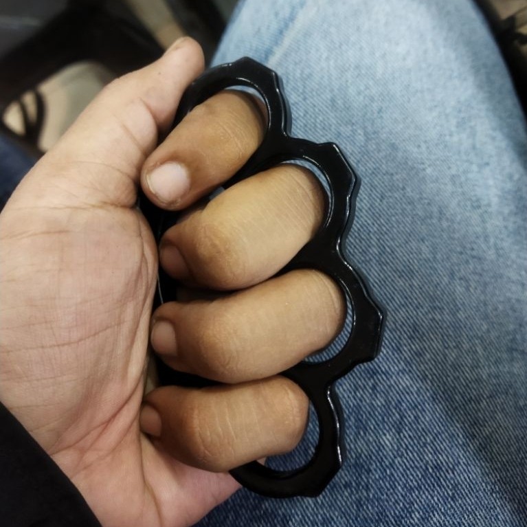 Knuckle Grip Solid Steel Besi 4 Jari Barnekel Co