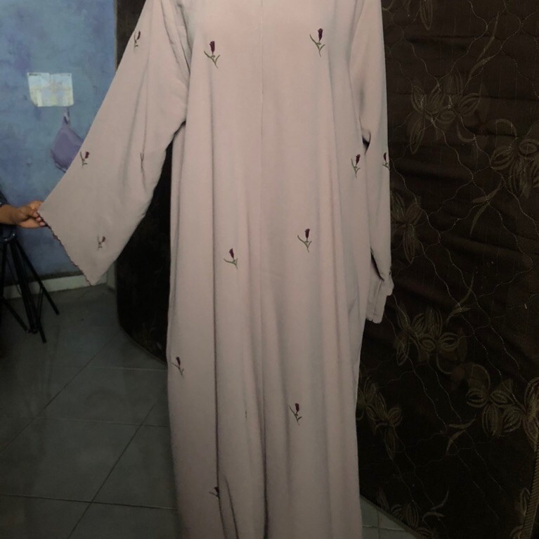 Rose abaya by All busyra