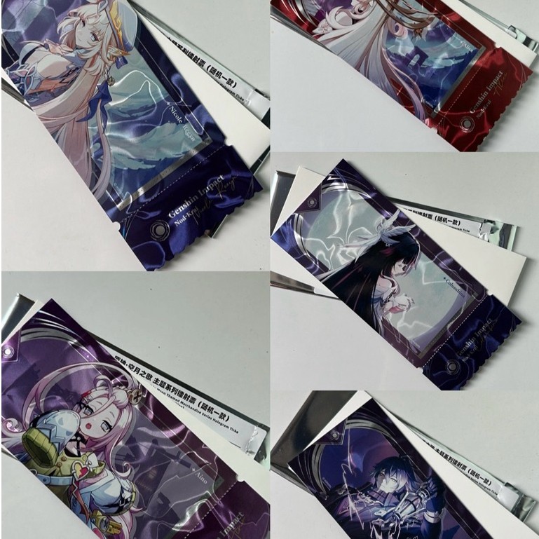 READY STOCK Genshin Impact Song of the Welkin Moon Nod Krai Official Hologram Ticket