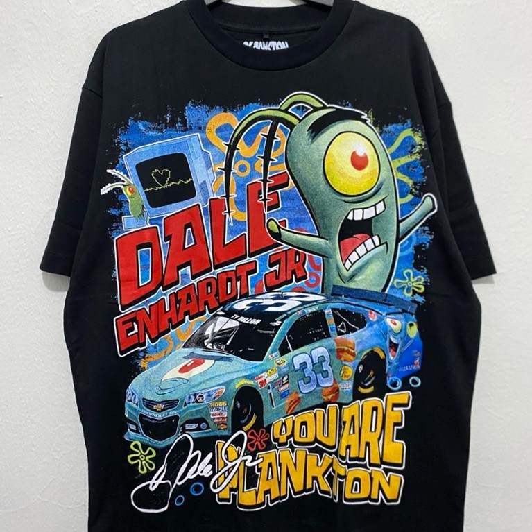 Nascar x Plankton rared TEE L Oversize