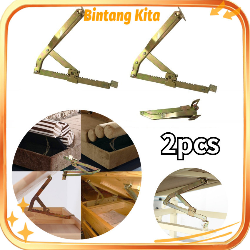 2PCS/SET 238MM Engsel Buaya - Sofa Bed SofaBed Peti Box Buka Tutup Lipat Reclining /Engsel Ranjang L