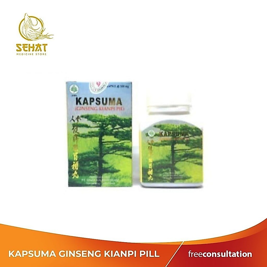 KIANPI PIL GINGSENG BPOM KAPSUMA (GINSENG KIANPI PIL) - penambah napsu makan