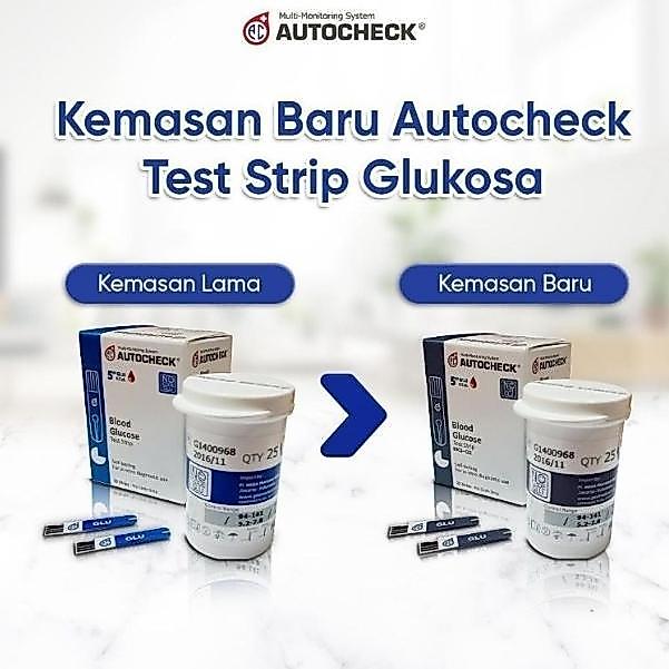 Termurah Strip Isi Ulang Autocheck / Strip Gula Darah / Strip / Strip / Autocheck / Strip Autocheck 