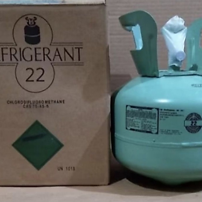 Freon R22 isi 3kg - FREON AC R22 REFRIGRANT KEMASAN 3 KG - Freon Refri r22 3Kg