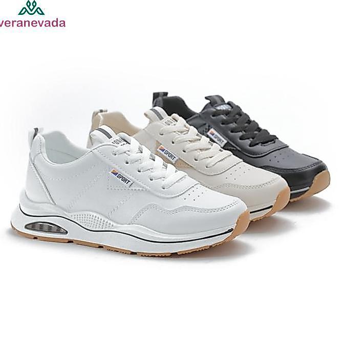 Donna- Vn Sepatu Chloe Sneakers Nita Sport Casual Black Shoes 5857