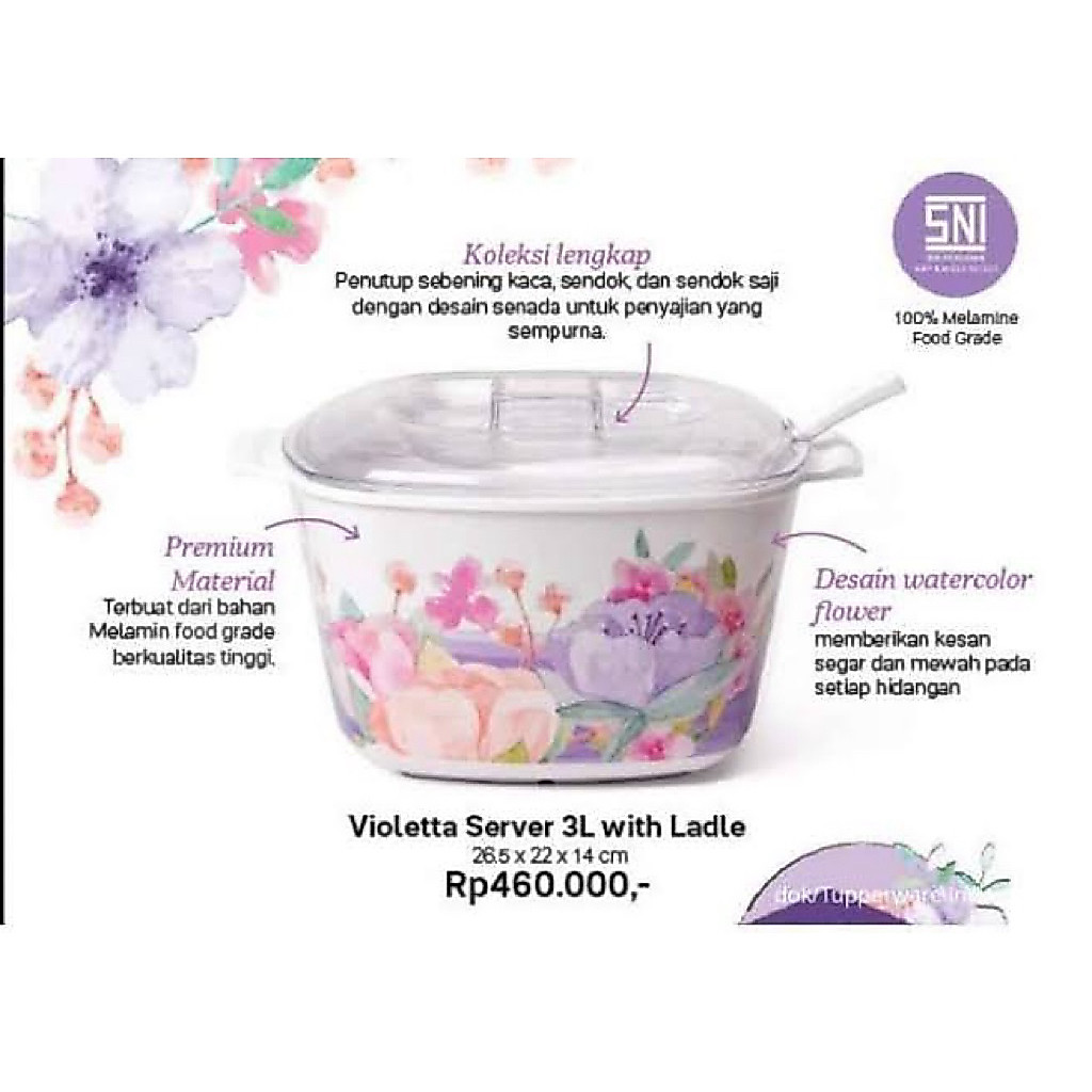 Violetta Tupperware Melamin sale