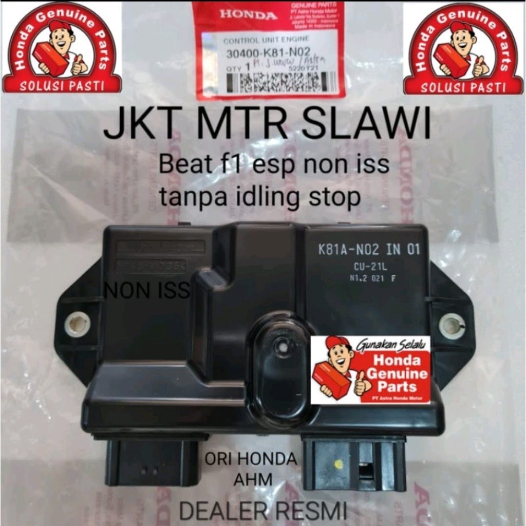 30400-K81-N02 ecu ecm beat street beat esp beat f1 esp non iss 2017-2019  Ori Ahm