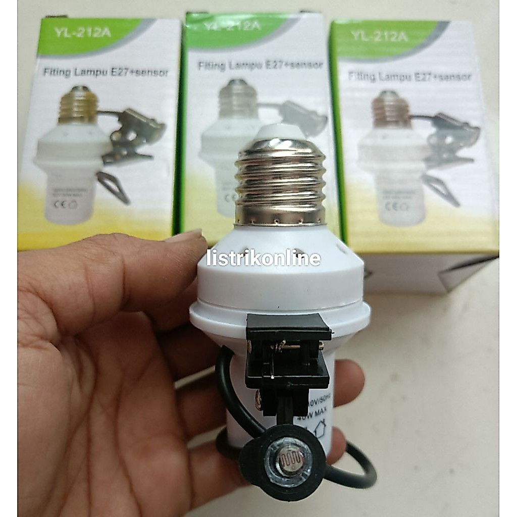 FITTING SENSOR CAHAYA