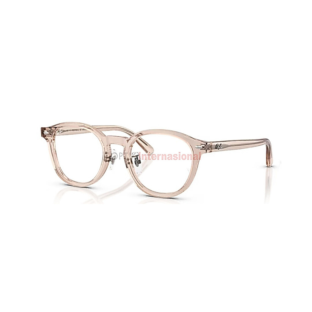 RAYBAN RB5443D Kacamata Frame Round Vintage Modern Aesthetic Light Brown