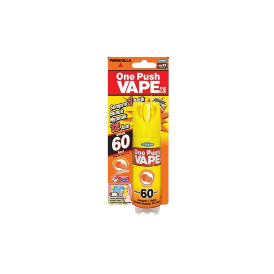 One Push Vape Pembasmi Nyamuk 60 Malam Orange 1 pcs