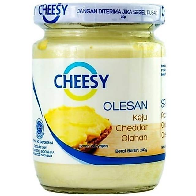 Cheesy Spread Cheddar Cheese 240gr / Keju Oles Cheesy