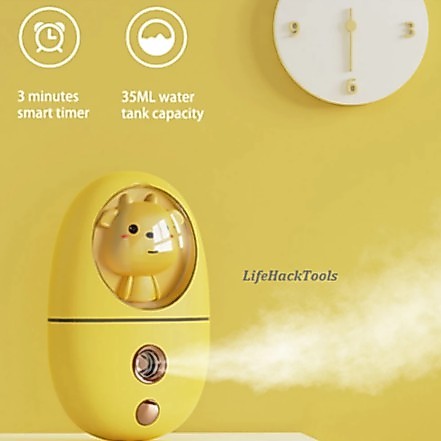 HOT DEALS [ORIGINAL/OEM] [ON SALE] Cute Mini Nano Face Steamer 2021 35ML Spray Mist Sprayer MDL-Q801