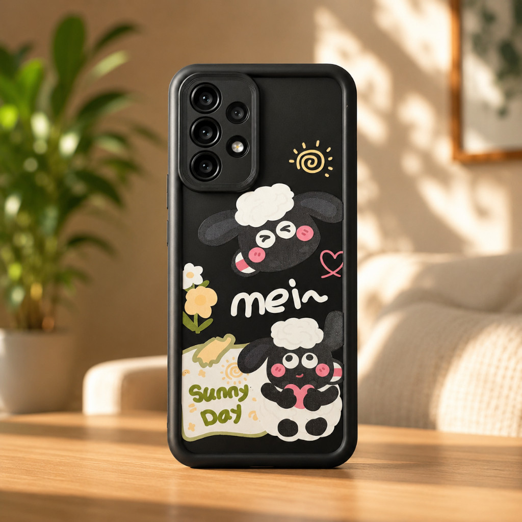 [ REALME C2 / C3 / C17 / C21Y / C33 ] Case Silicone Soft Case Gemoy Corak Cowok Cewek  / Case Karet 