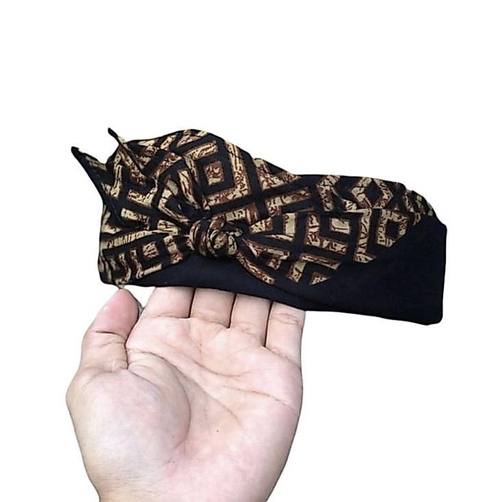 Udeng Nayah Batik Bali Indigo/Udeng Nayah Batik Bali/Udeng Nayah