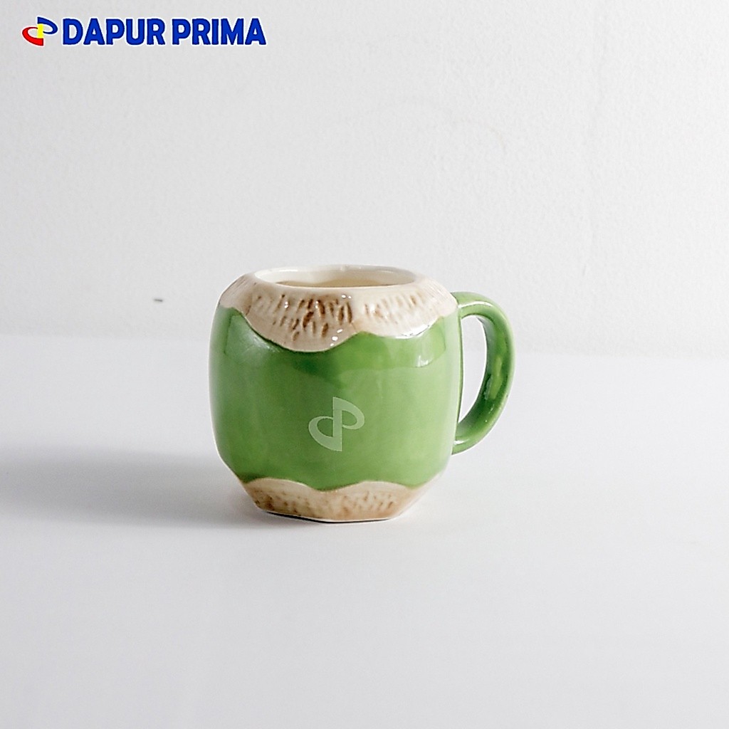 MUG KERAMIK WHITE LINE COCONUT