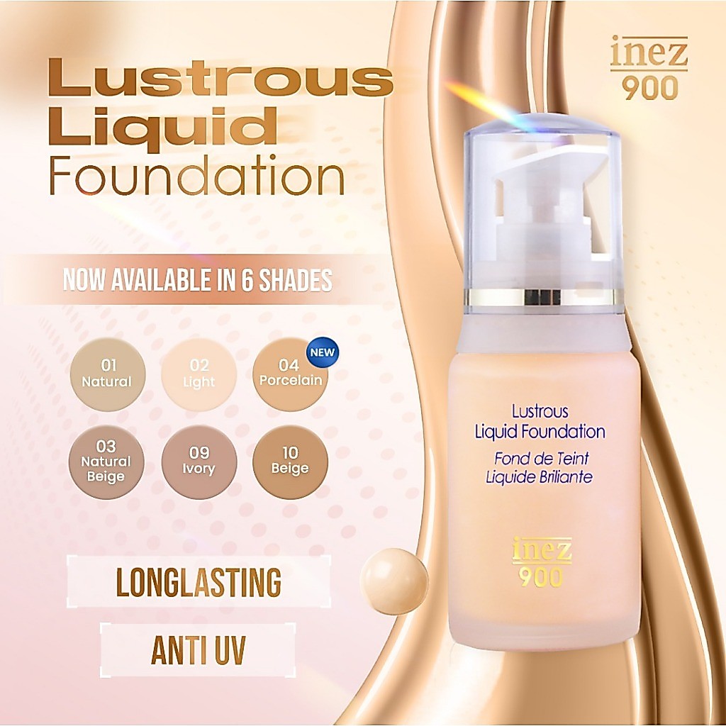Inez 900 Premium Lustrous Liquid Foundation