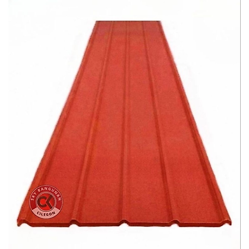 Spandek Pasir / Atap Baja Ringan 0.30 Merah dan Hitam
