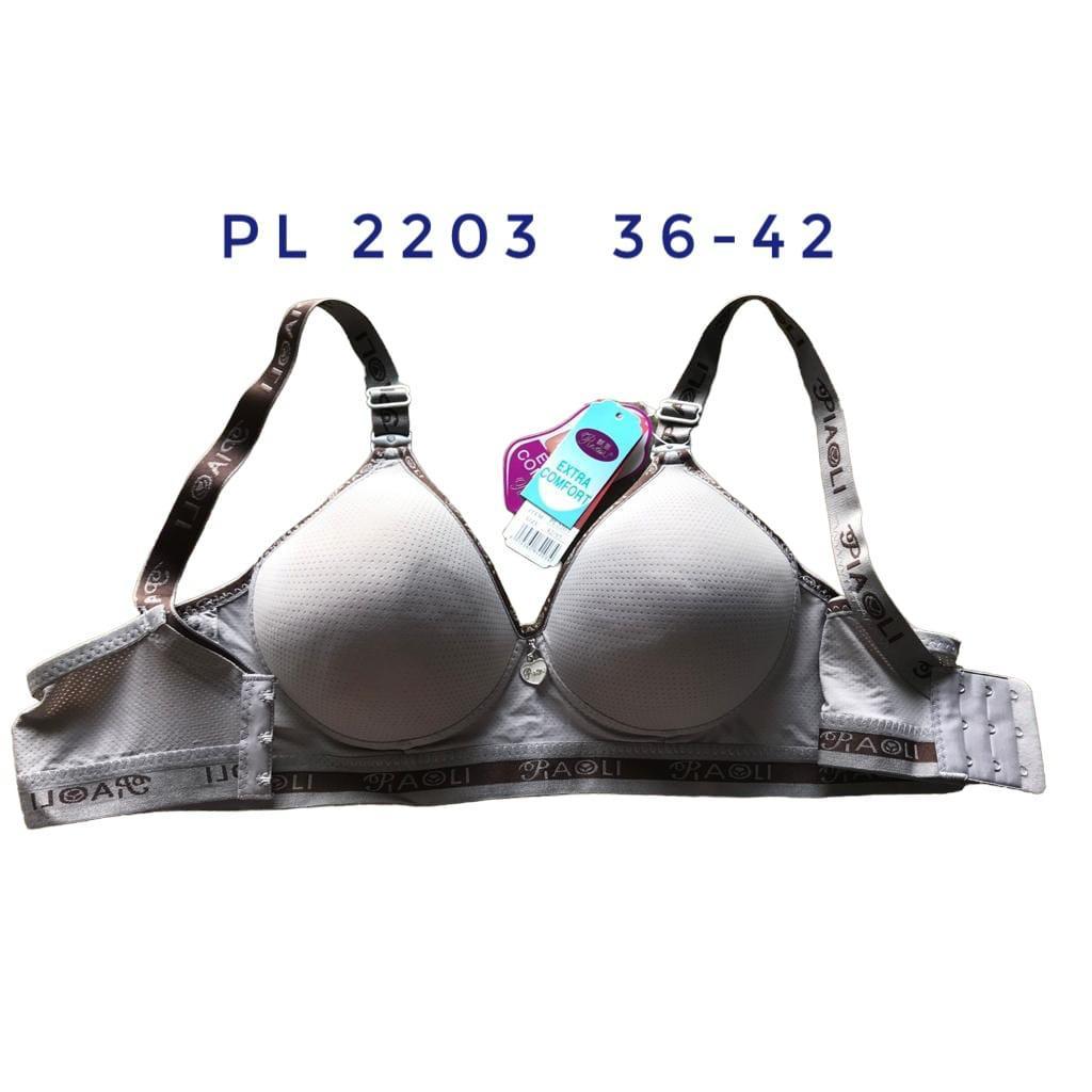BH SPORT PIAOLI ORIGINAL 3PCS TERMURAH BRA PIAOLI SPORT BRA CUP B 0101 - 2202  NON KAWAT BUSA SEDANG