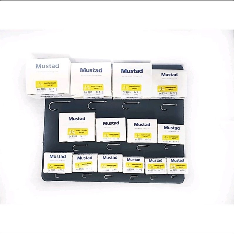 Mata Pancing Kail Mustad Ukuran 7-20 cap Kunci 2335