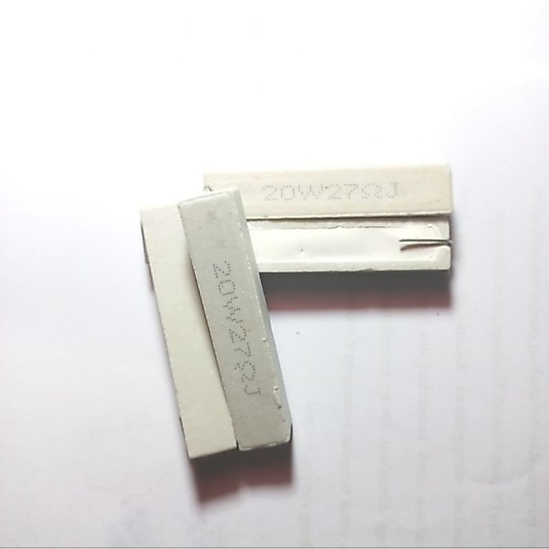 Resistor 20 watt 1R8 10R 18R 20R 22R 27R 33R 47R 100R 220R 300R 330R 1.8ohm 10ohm 18ohm 20ohm 22ohm 