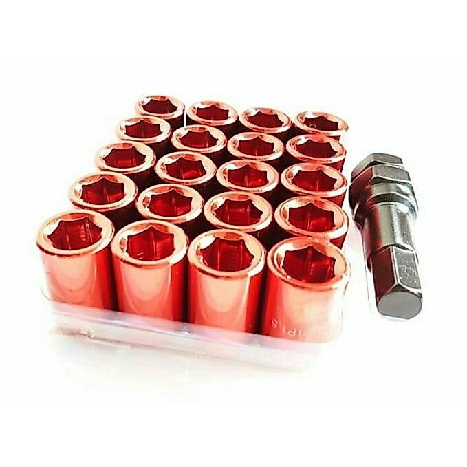 Baut Roda Mobil Lugnut 1.5 mm 12.5 mm Bahan Besi