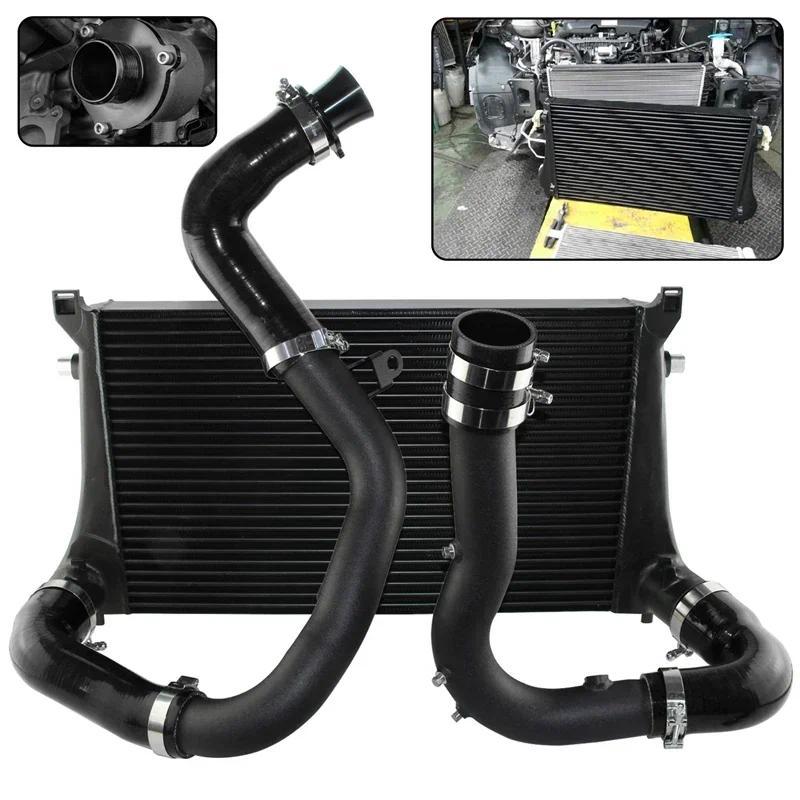 arge Pipe 70MM Intercooler Kit For VW GTI MK7 Golf R Skoda Au A3/S3 Seat 1.8T 2.0T TSI Black/Blue/Re