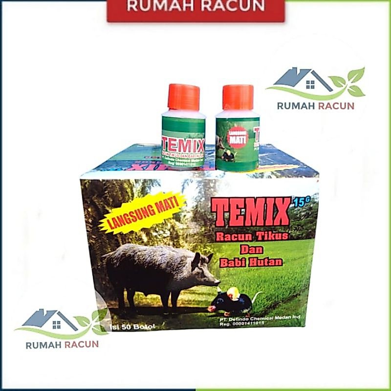 RACUN TIKUS DAN BABI HUTAN TEMIX BOTOL ISI 50 PCS Devindo