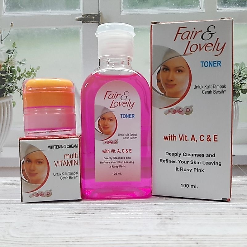 Paket Cream Fair Lovely & Toner fair Lovely