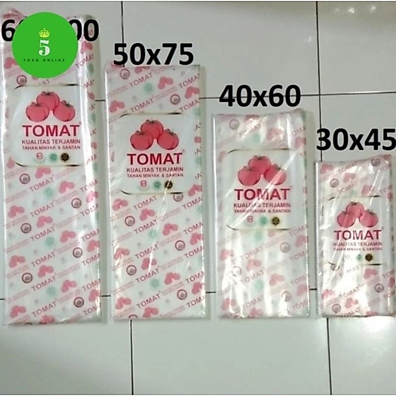 Plastik PE Tomat Plastik Es 40x60 cm