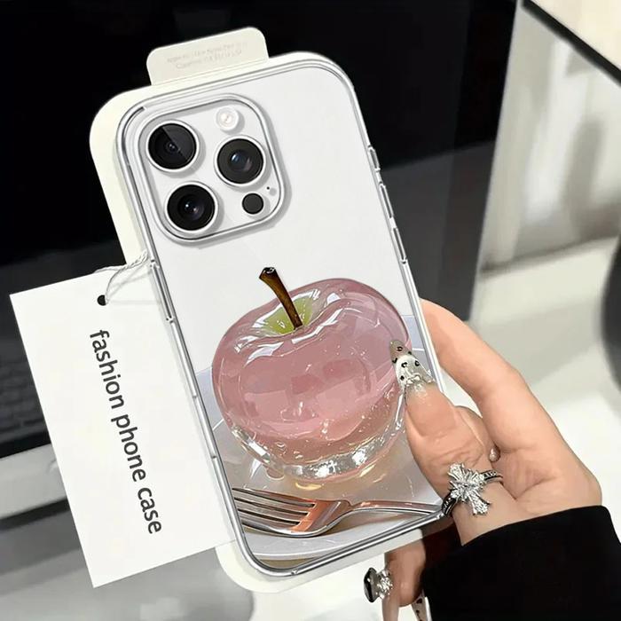 Casing Ponsel Motif JELLY APEL untuk MOTOROLA G45 G34 G06 POWER NUBIA NEO 3 GT 5G 2 ZTE BLADE A56 A5