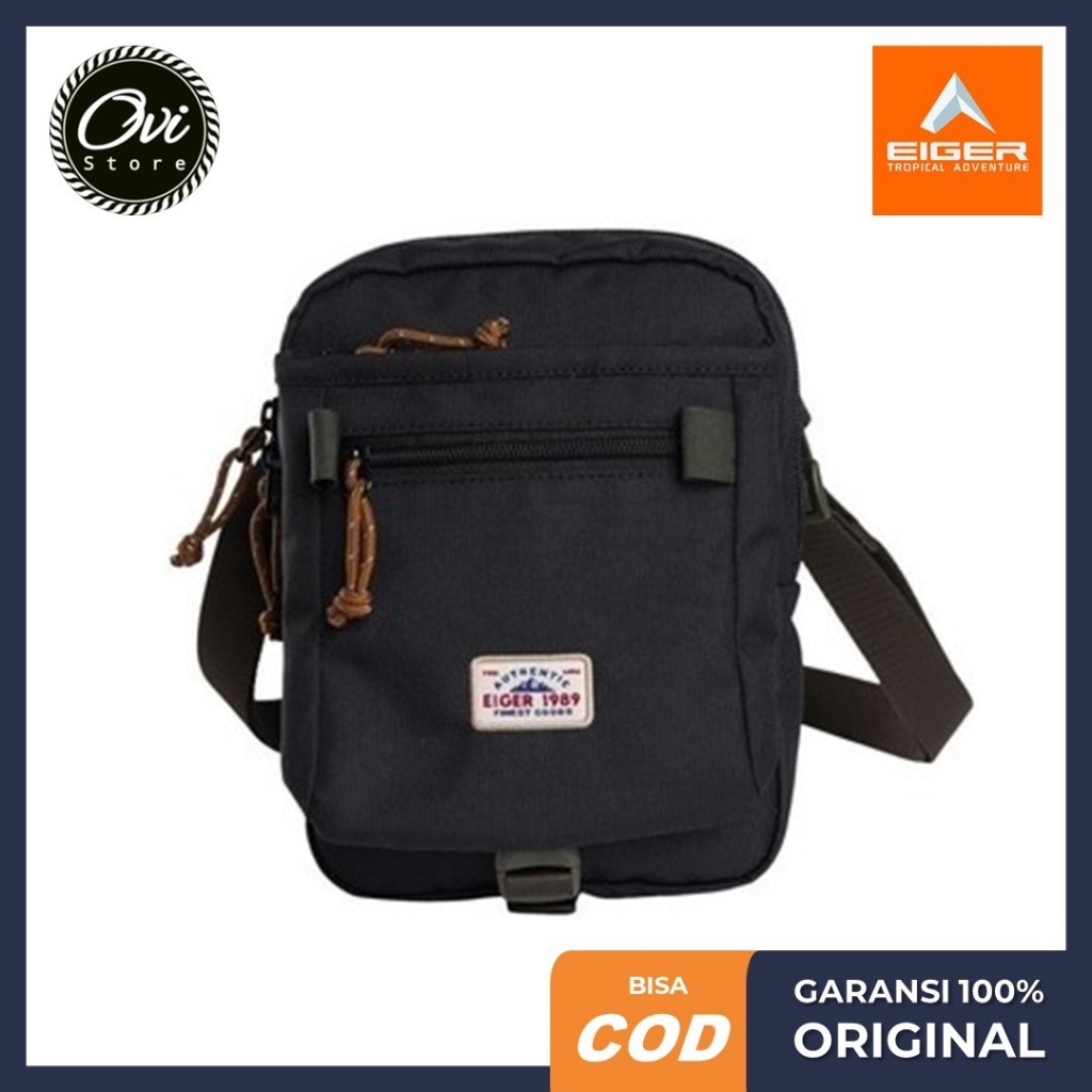 EIGER1989 Portege Vertical 1A Tas Selempang Original EIGERAN ORI