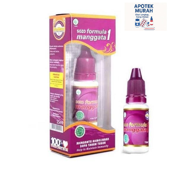 Soman 1 isi 15Ml ( Sozo Formula Manggata 1 ), Obat Herbal Soman