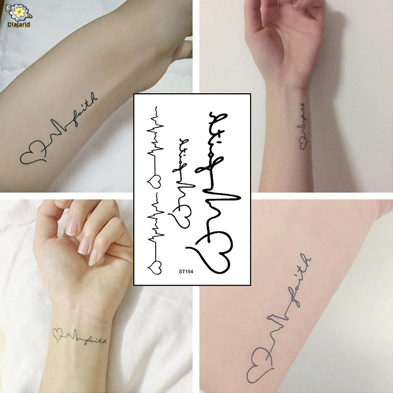 COD Tato Semi-Permanen Tahan Lama 2 Minggu, Stiker Tato Temporer, Tato Palsu SK