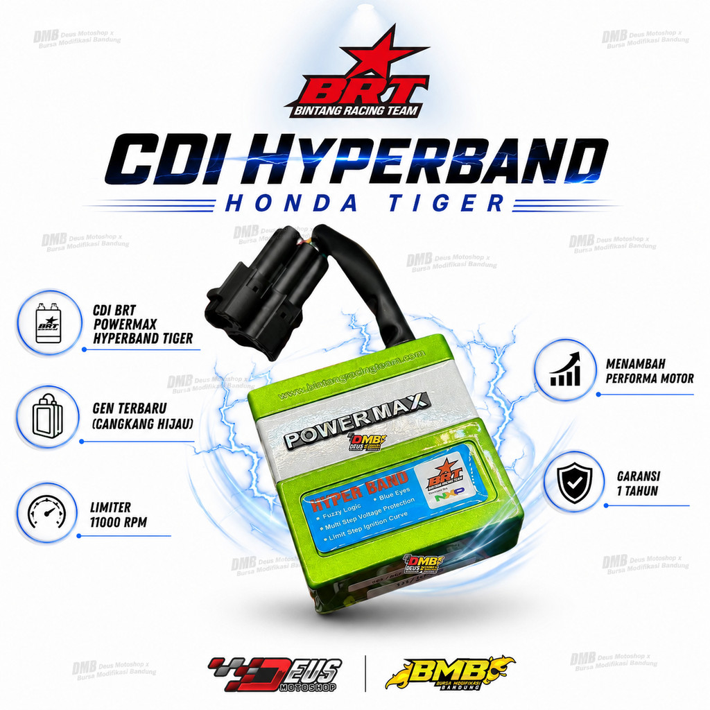 CDI BRT TIGER DC HYPERBAND HIJAU SPECIAL EDITION / CDI TIGER BRT