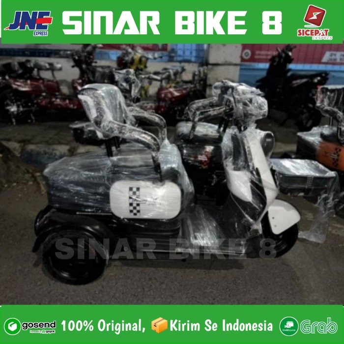 Sepeda Motor Listrik  Roda 3 Uwinfly Maleo 48V/20Ah Power 1.500 W