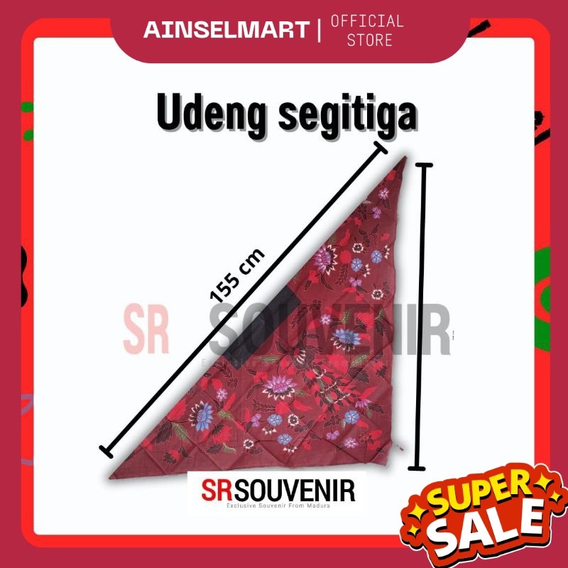 Udeng Madura Kain Segitiga | Odheng Kain | Scraf US