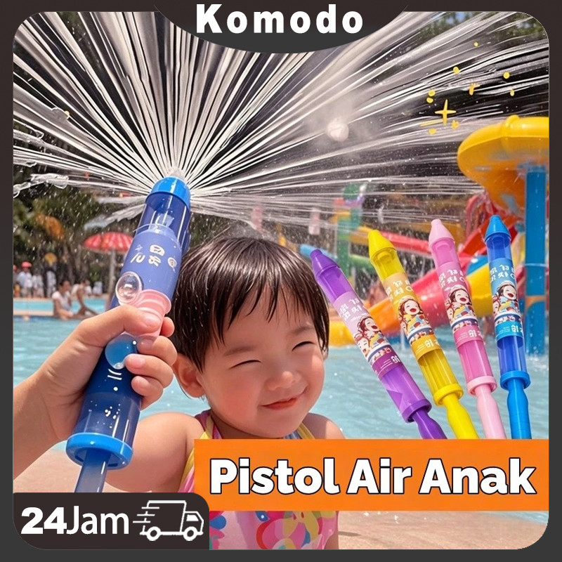 Pistol Air Pompa Jumbo Mainan Semprotan Air Kembang Api Outdoor Anak Dewasa Water Squirt