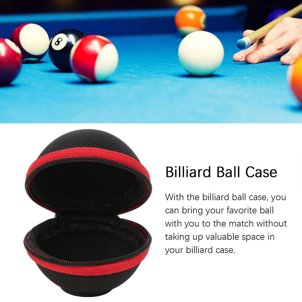 Tas Bola Biliar Sarung Bola Isyarat Snooker Ball Case Pelindung Bola Biliar Bahan EVA Ringan